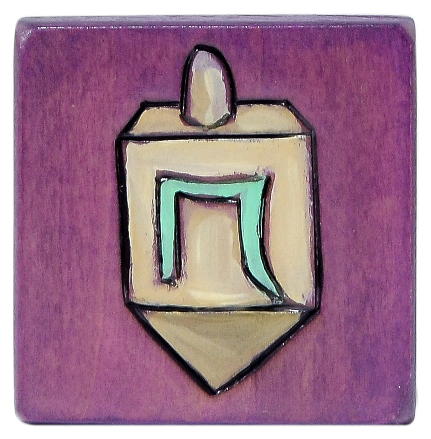 Dreidel Small Perpetual Calendar Magnet Sticks Handmade dreidel-small-perpetual-calendar-magnet-sticks-handmade