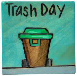 Large Perpetual Calendar Magnet | Trash Day