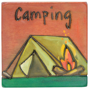 Large Perpetual Calendar Magnet | Camping