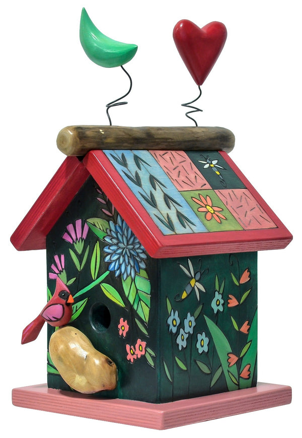 Small Birdhouse Sculpture