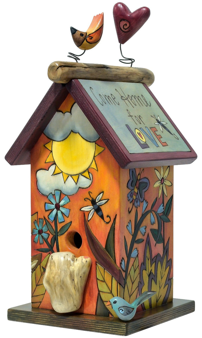 Small Birdhouse Sculpture