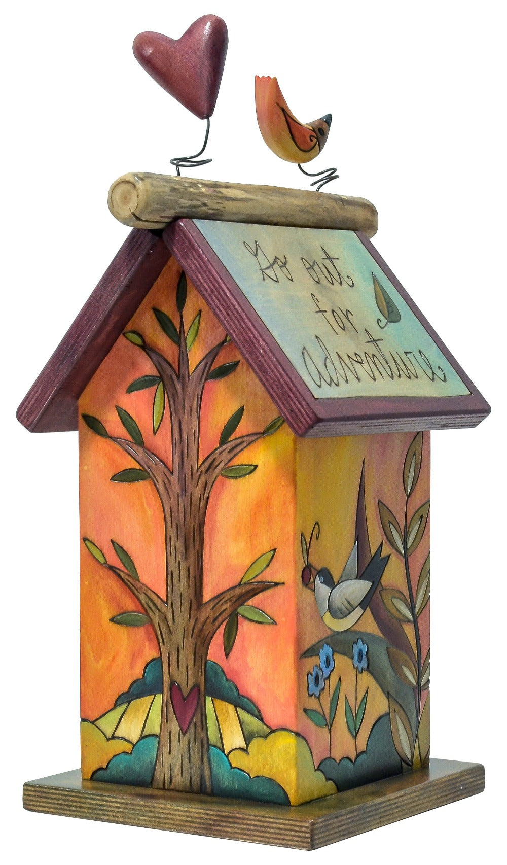 Small Birdhouse Sculpture