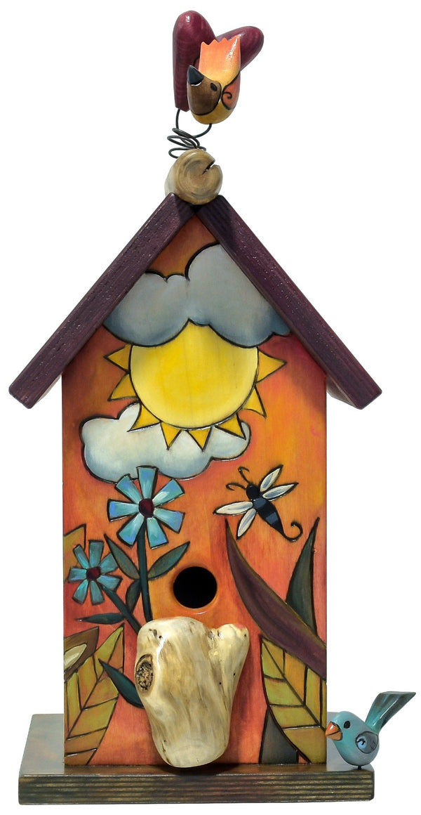 Small Birdhouse Sculpture