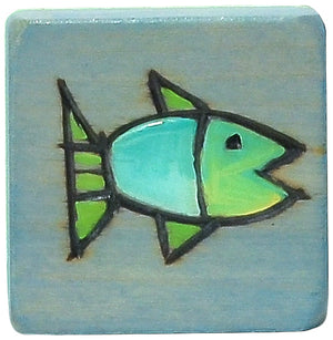 Small Perpetual Calendar Magnet | Fish