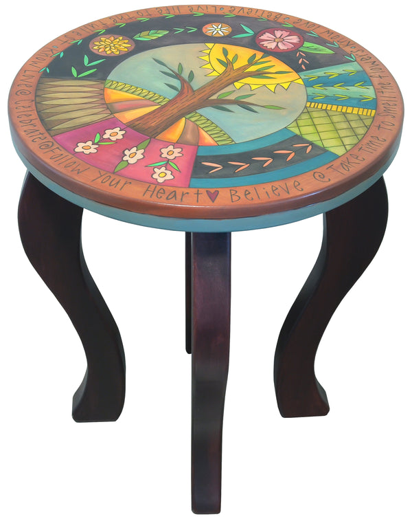 Round End Table