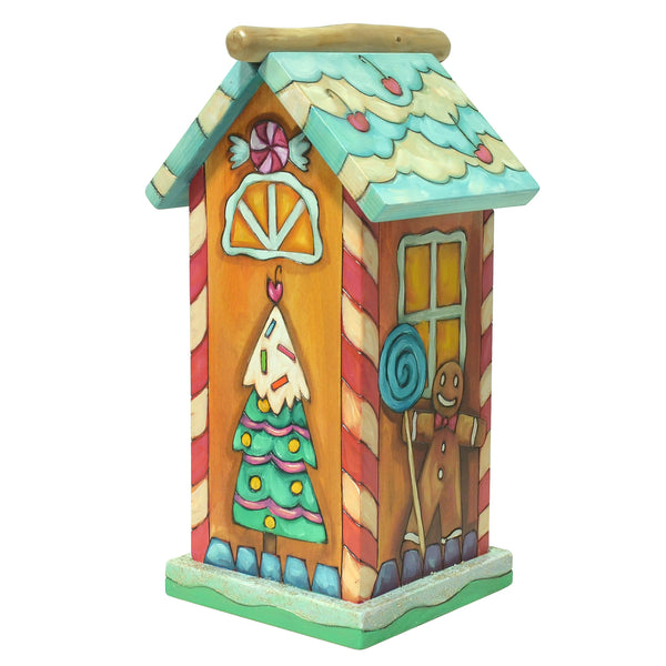 Small Gingerbread House Sculpture