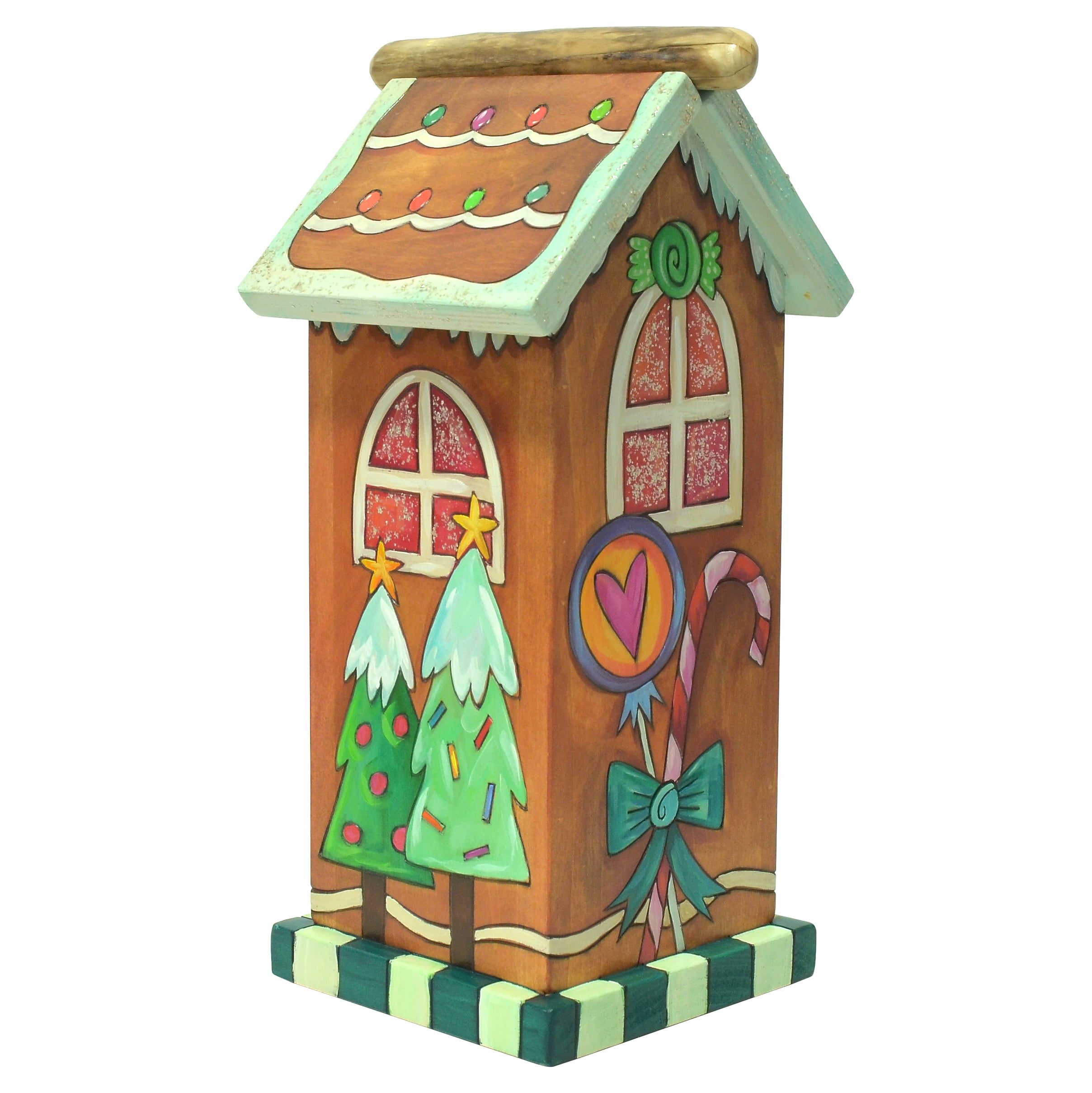 Small Gingerbread House Sculpture