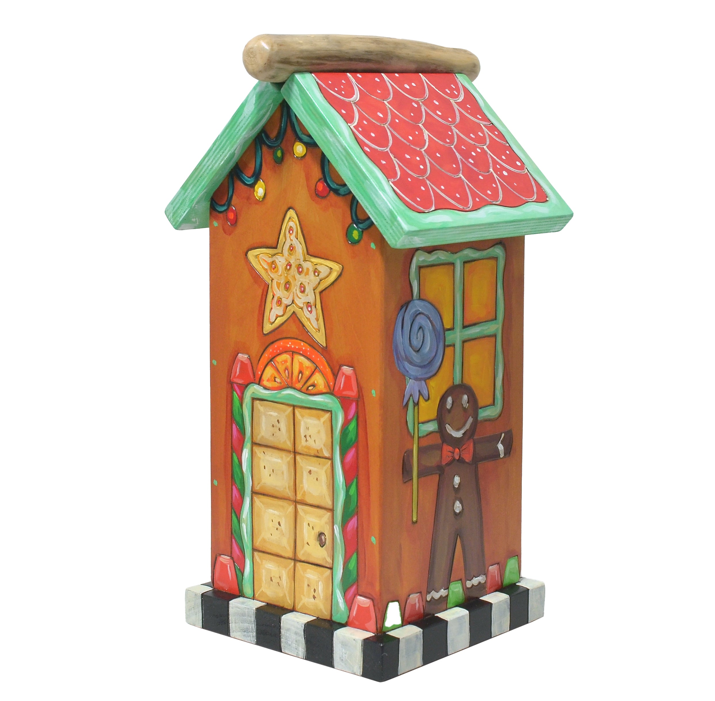 Small Gingerbread House Sculpture