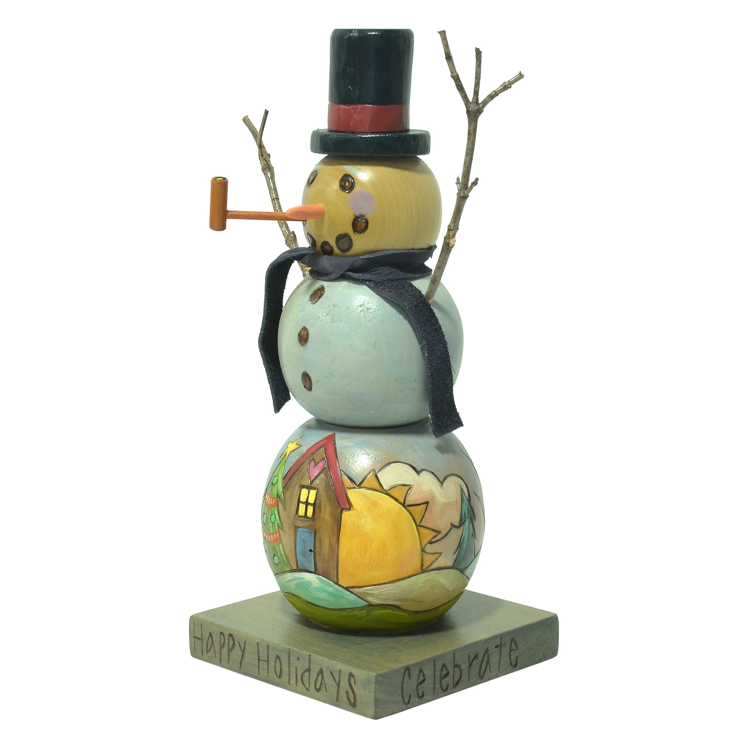 Extra Small Snowman Sculpture