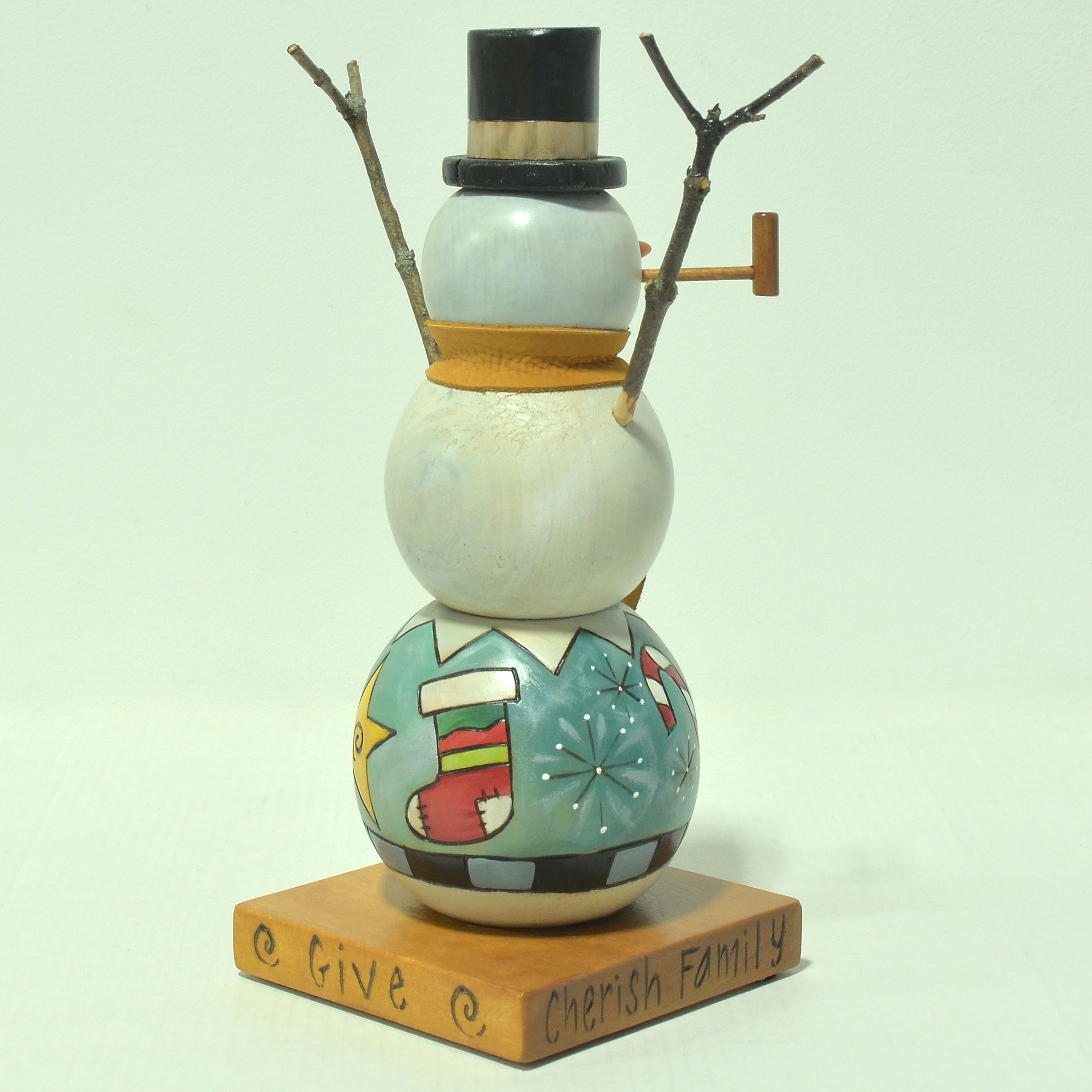 Extra Small Snowman Sculpture