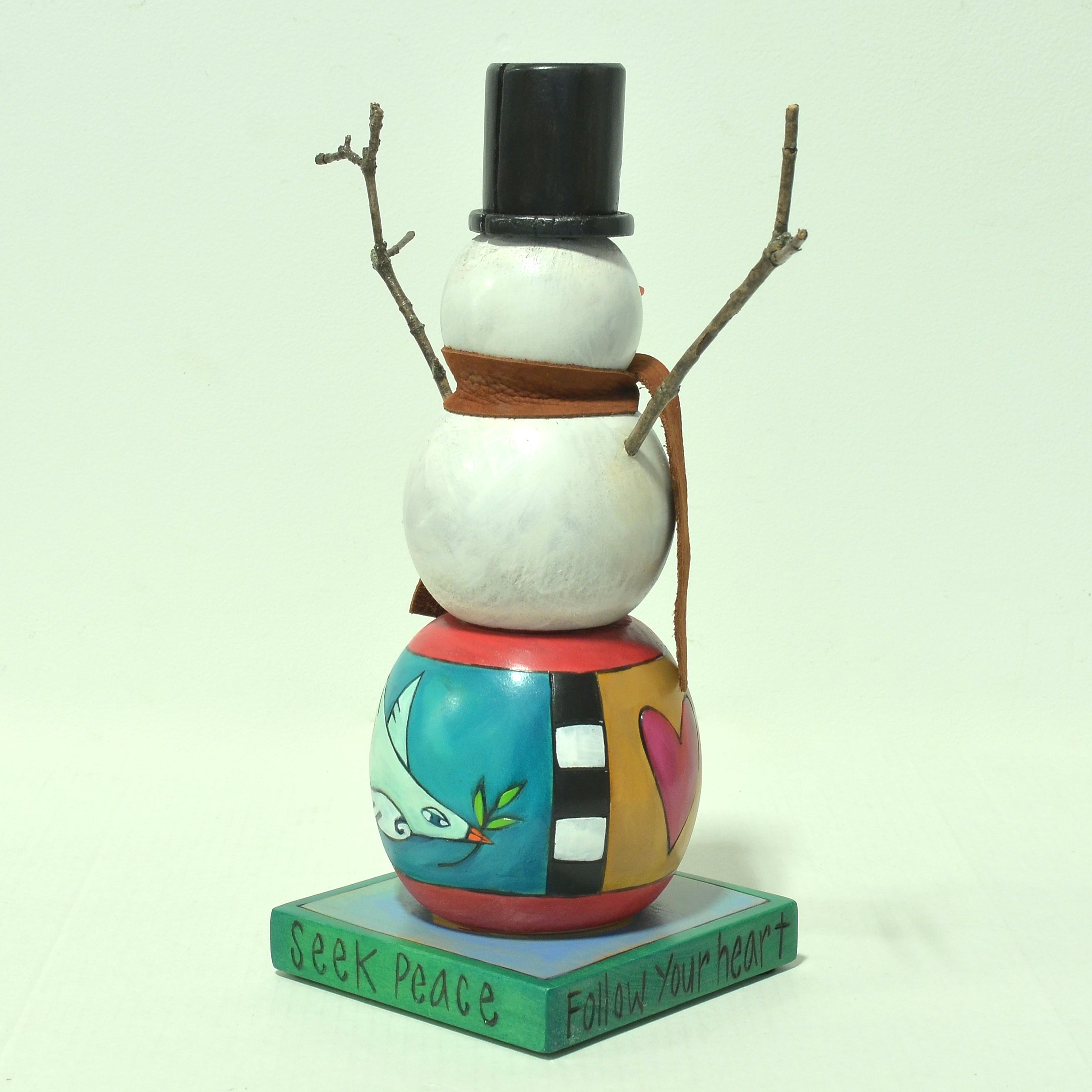 Extra Small Snowman Sculpture