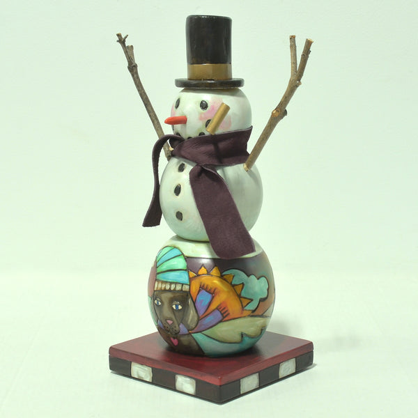 Extra Small Snowman Sculpture