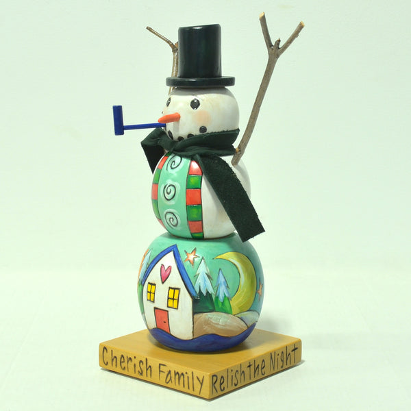 Extra Small Snowman Sculpture