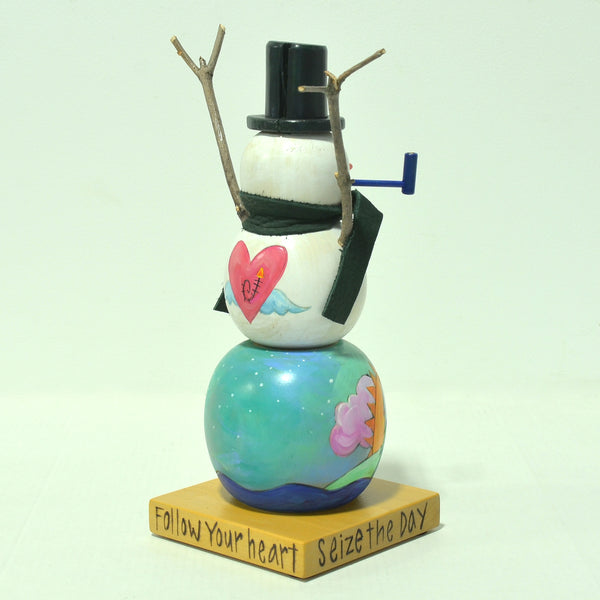 Extra Small Snowman Sculpture