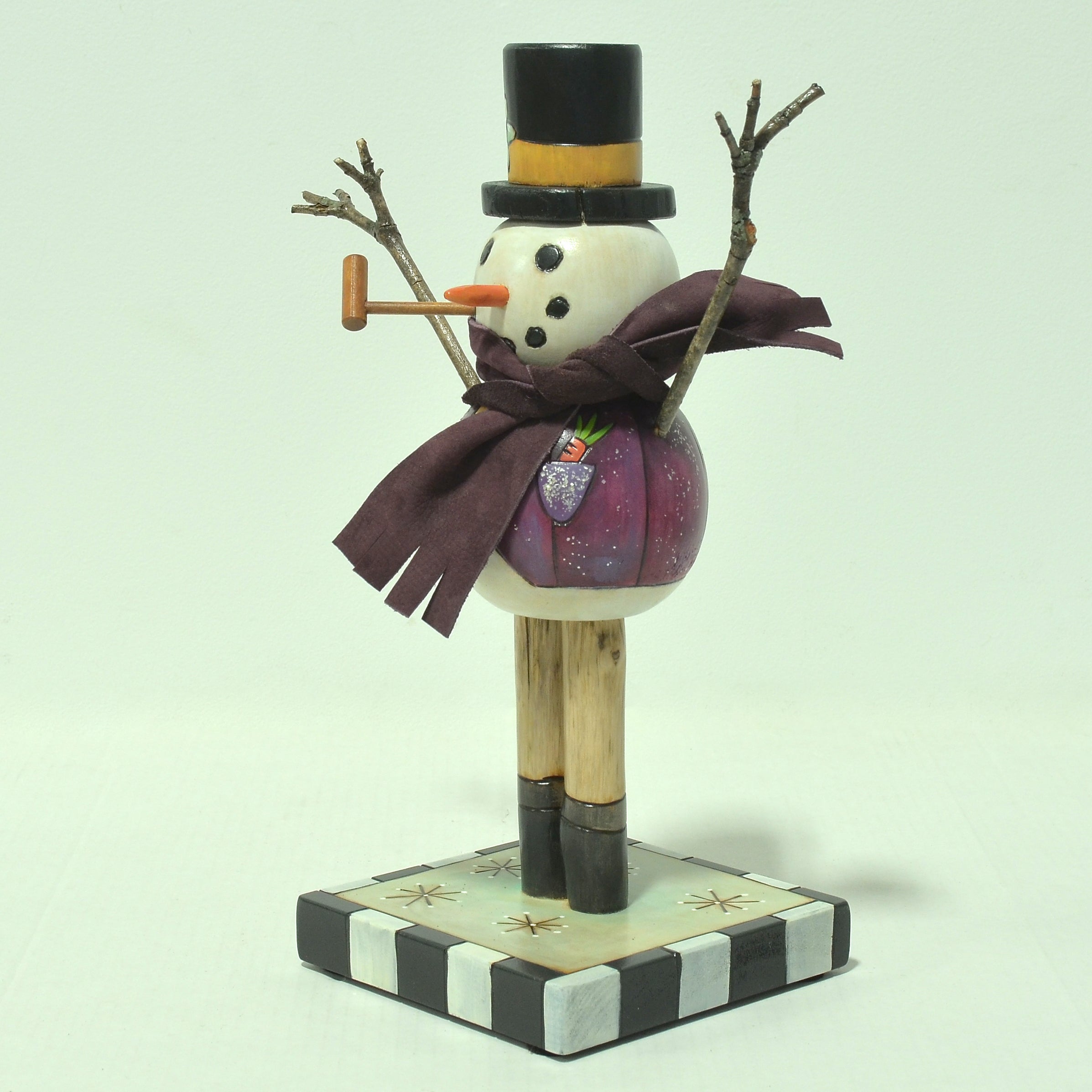 Extra Small Snowman Sculpture