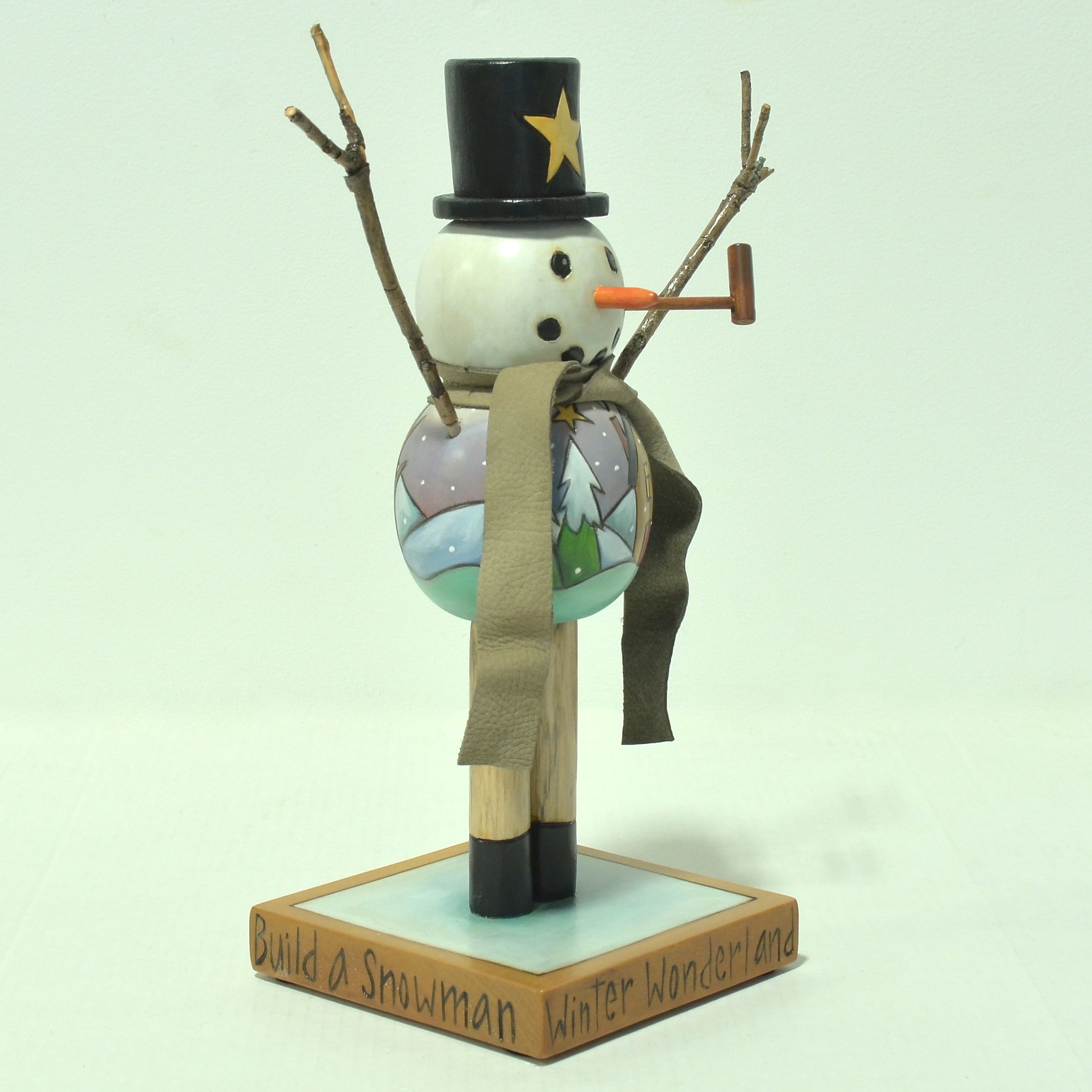 Extra Small Snowman Sculpture