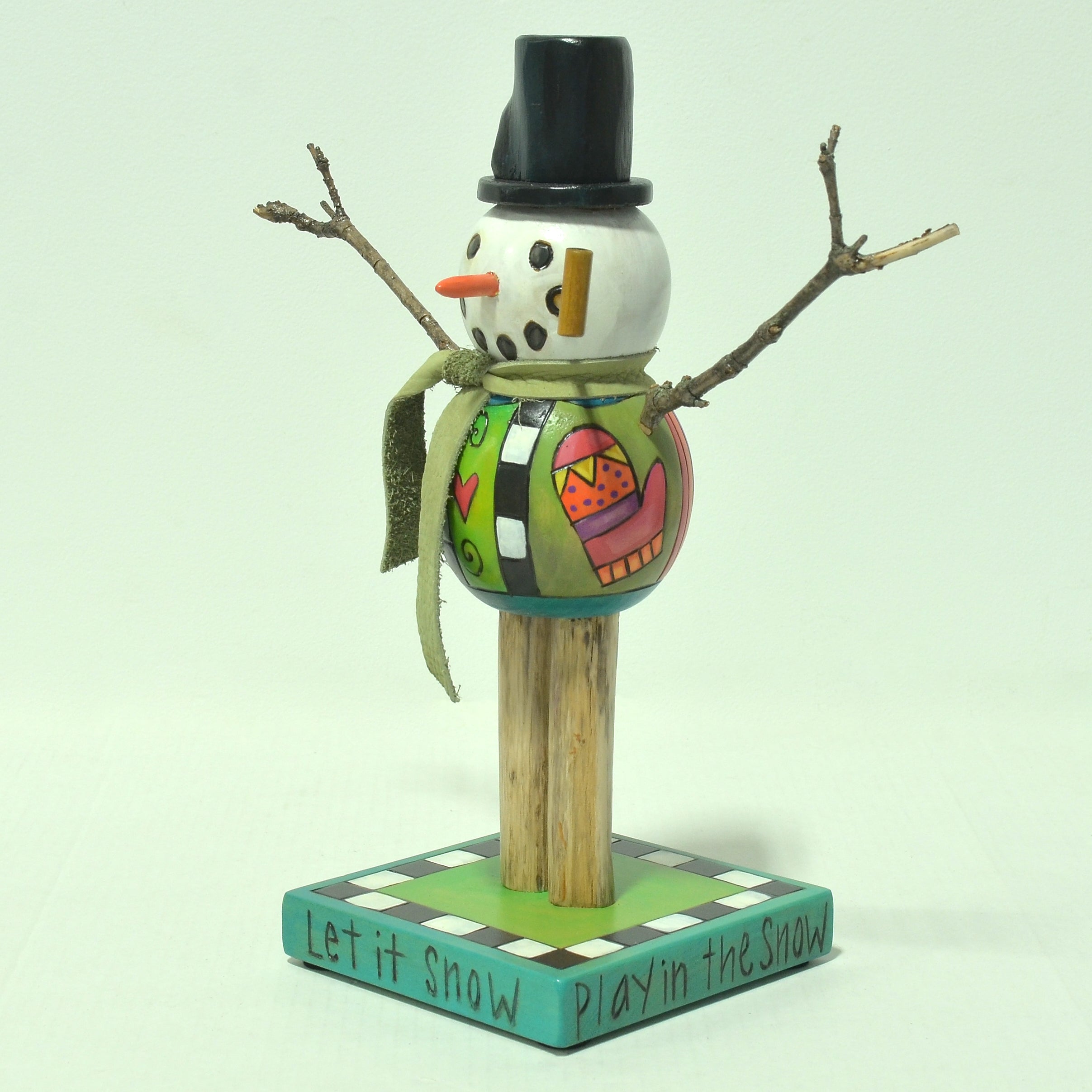 Extra Small Snowman Sculpture