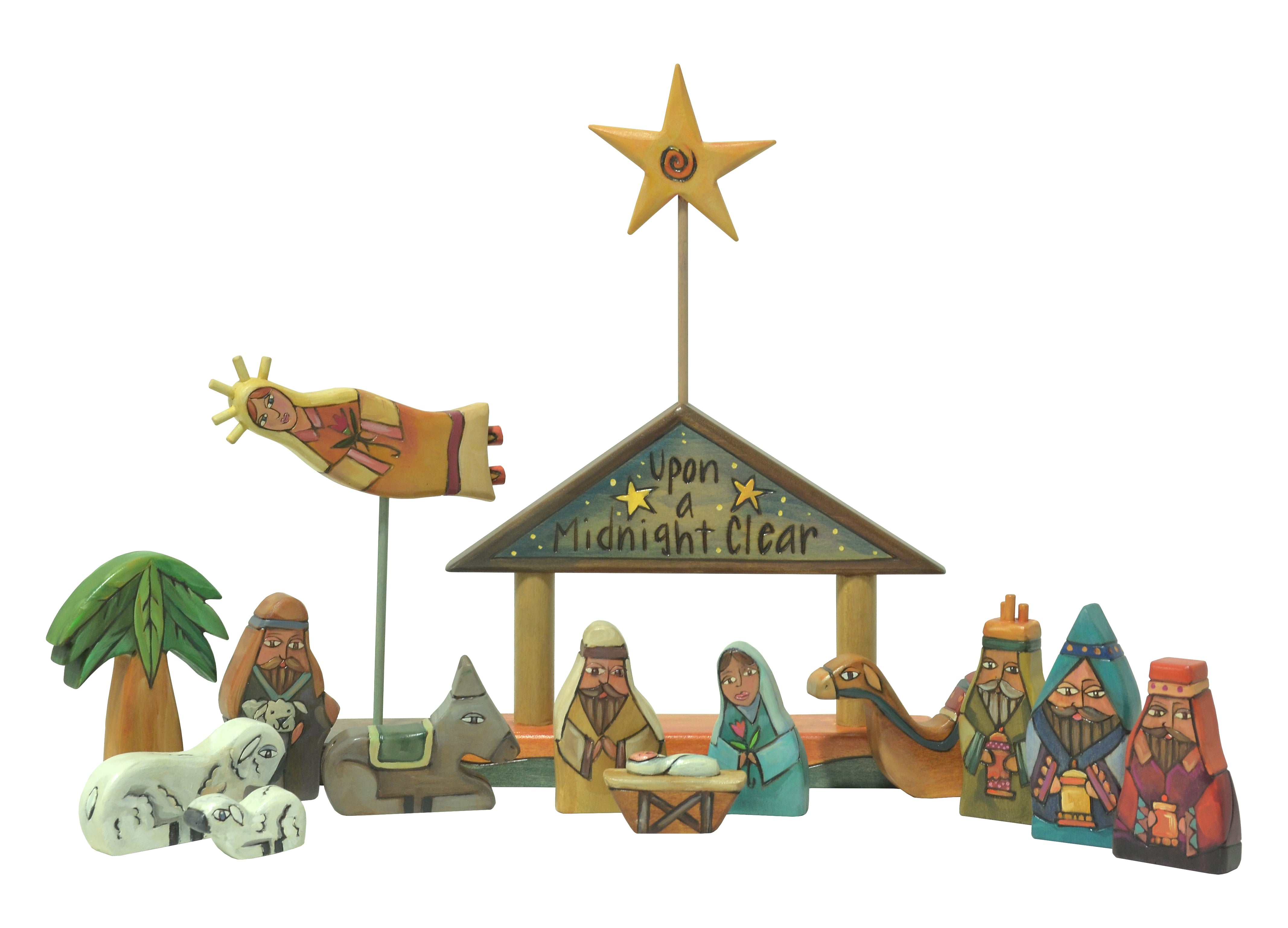 Small Nativity Sculpture