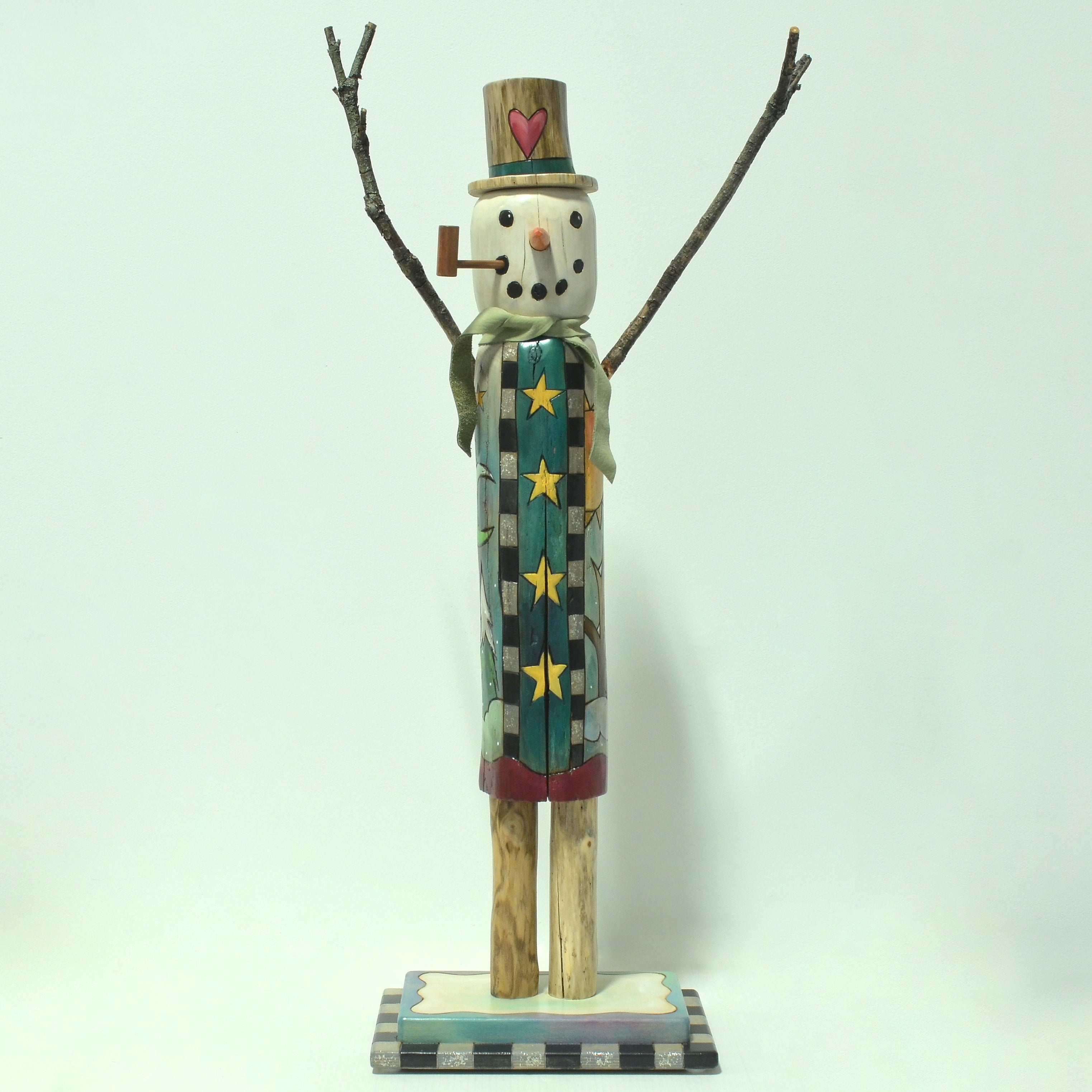 Medium Snowman Sculpture