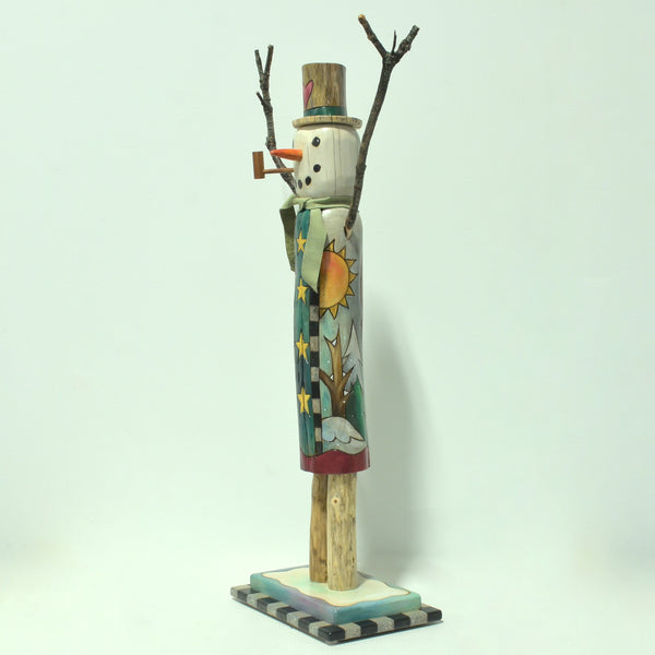 Medium Snowman Sculpture