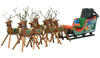 Santa's Reindeer and Sleigh Set