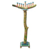 Floor Standing Log Menorah