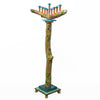 Floor Standing Log Menorah