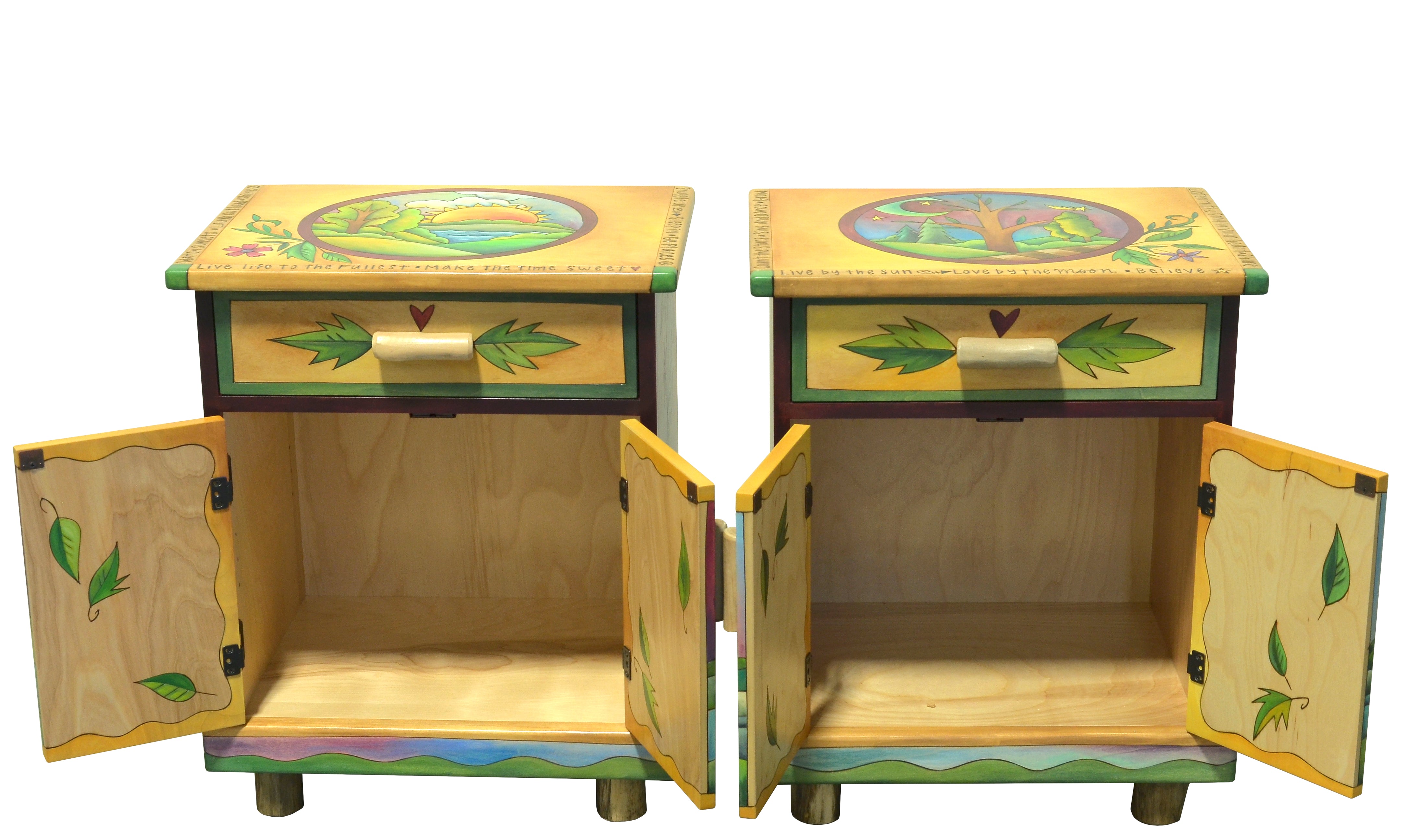 Nightstand Cabinet Set