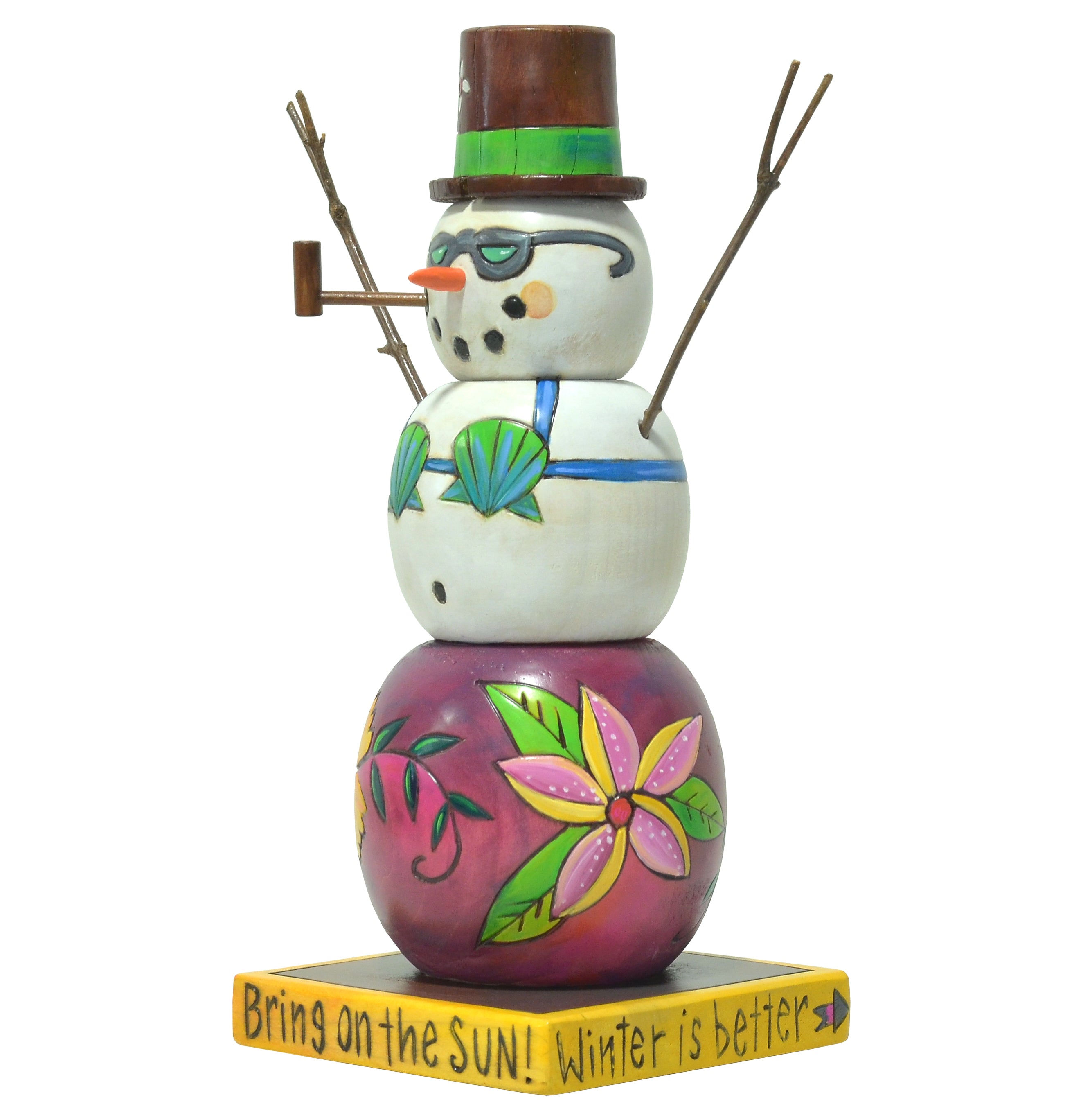 Extra Small Snowman Sculpture