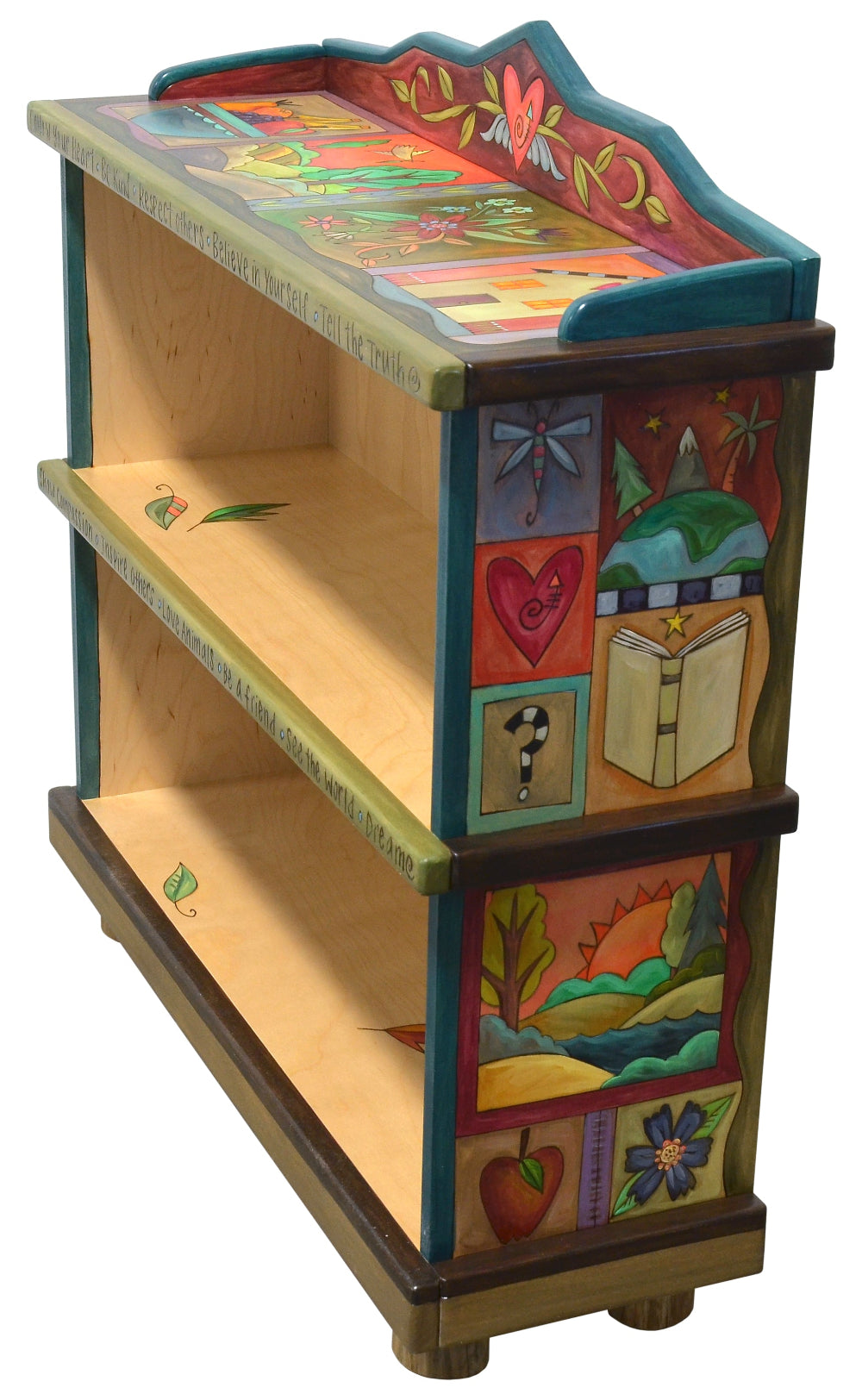 Small Bookcase | Colorful Patchwork