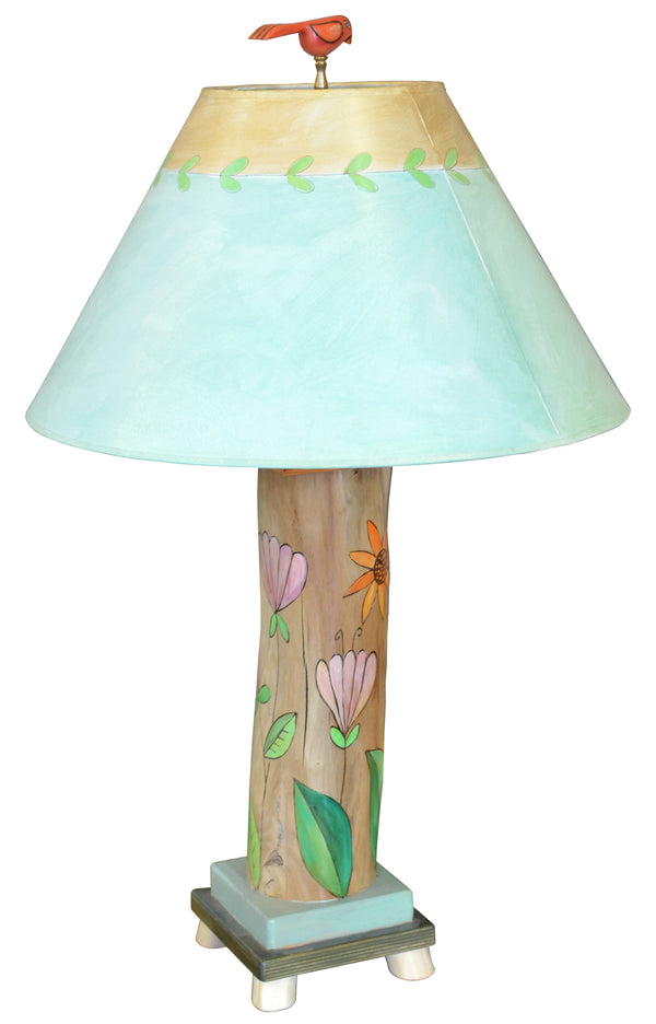 Log Table Lamp