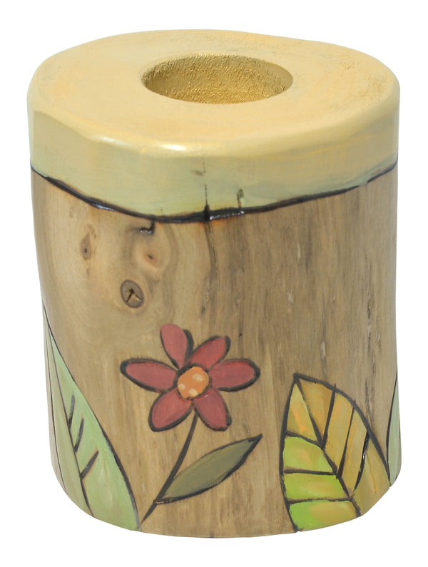 Small Log Candle Holder