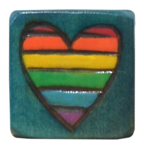 Small Perpetual Calendar Magnet | Pride Heart