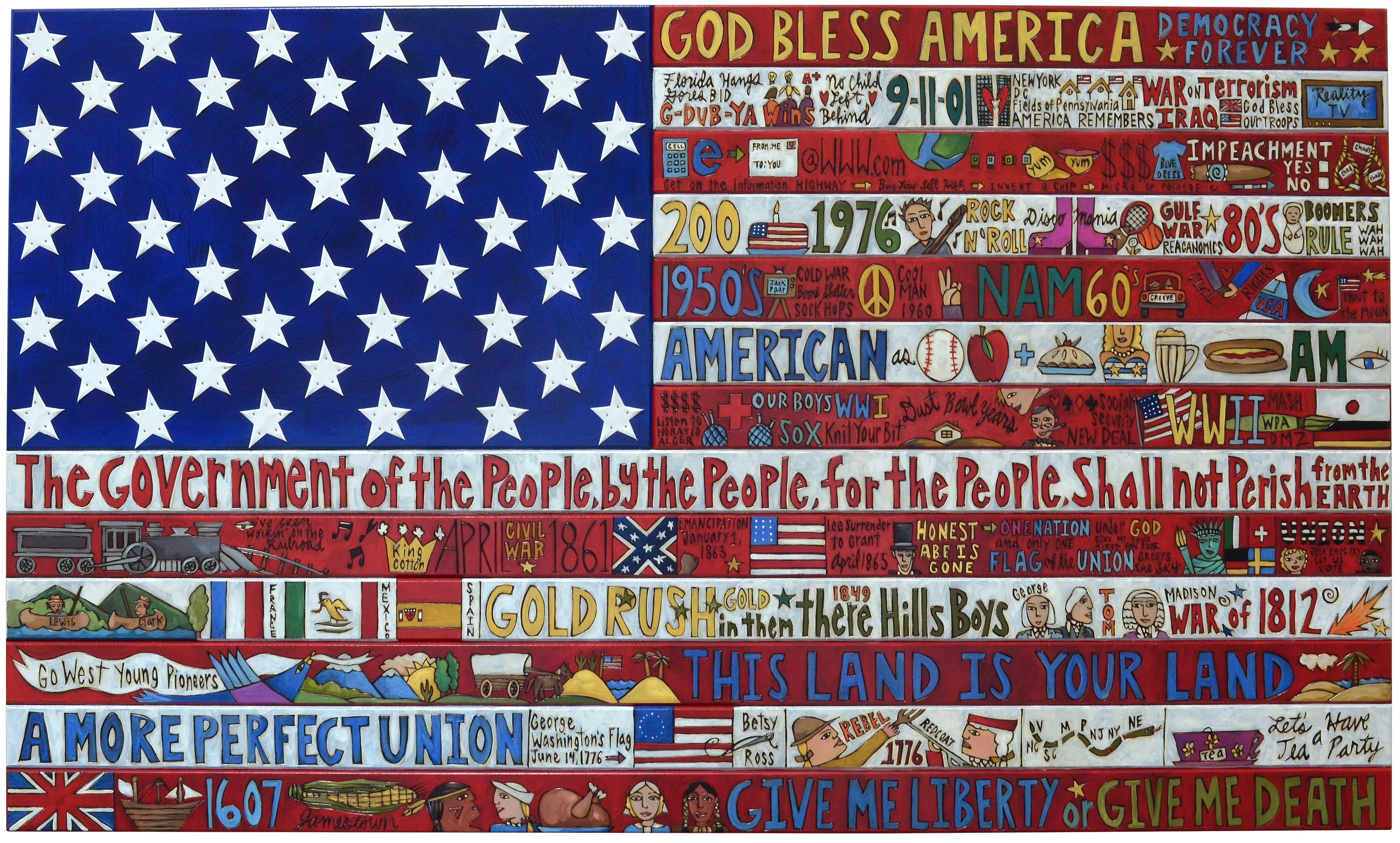 American Flag Plaque | 2008 Edition