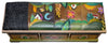 Wooden Storage Leather Seat Bench
