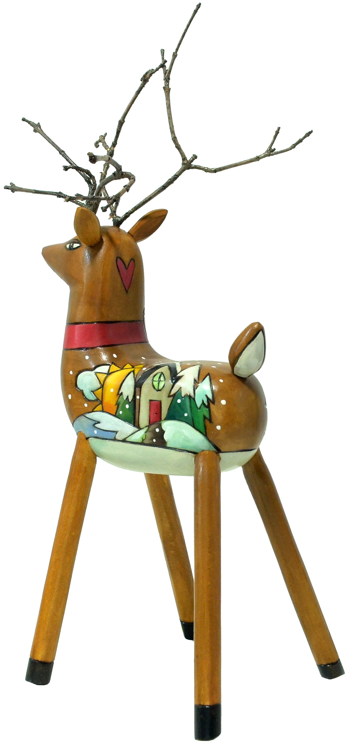 Reindeer Sculpture | Ribbon