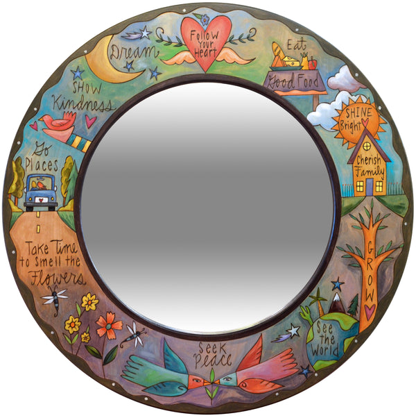 Large Circle Mirror