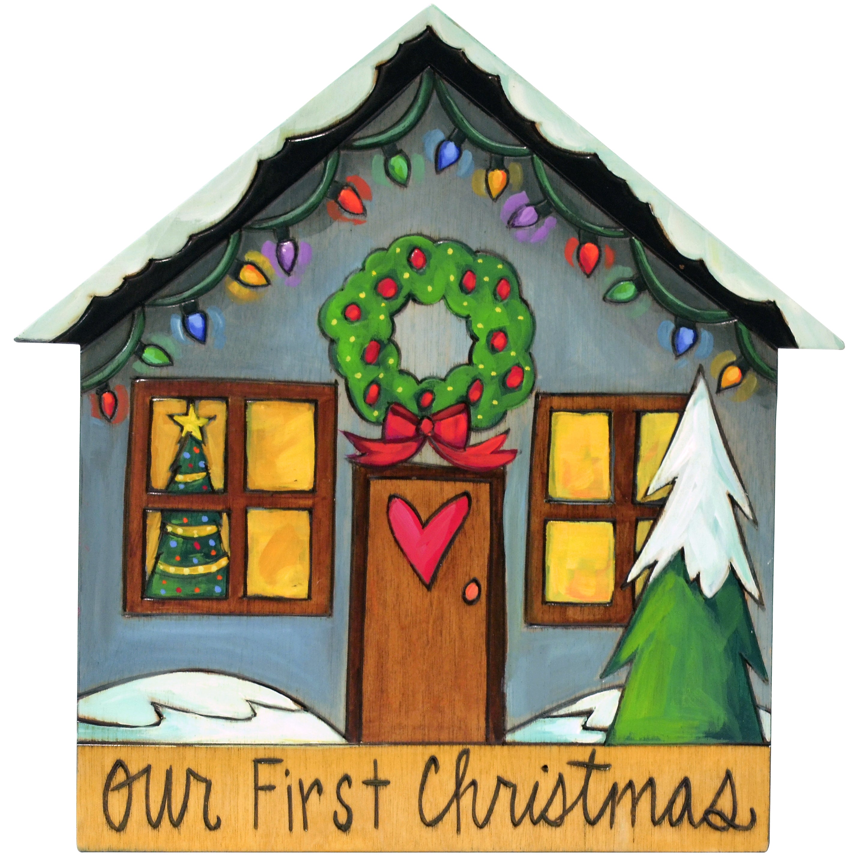 House Shaped Plaque