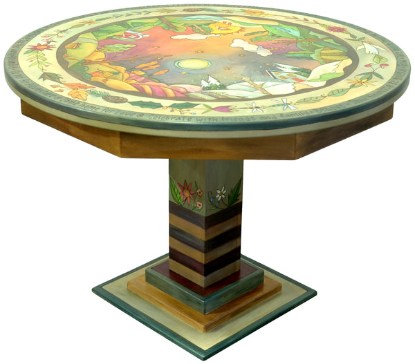42" Round Dining Table with Seating