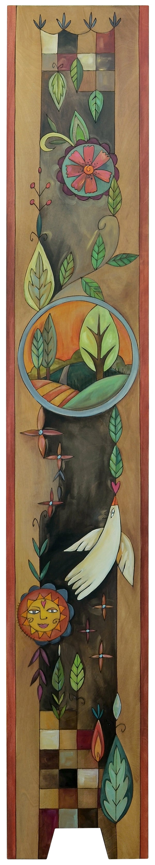 Contemporary Bookcase with Clock
