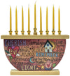 "Kindle the Light" Wooden Menorah