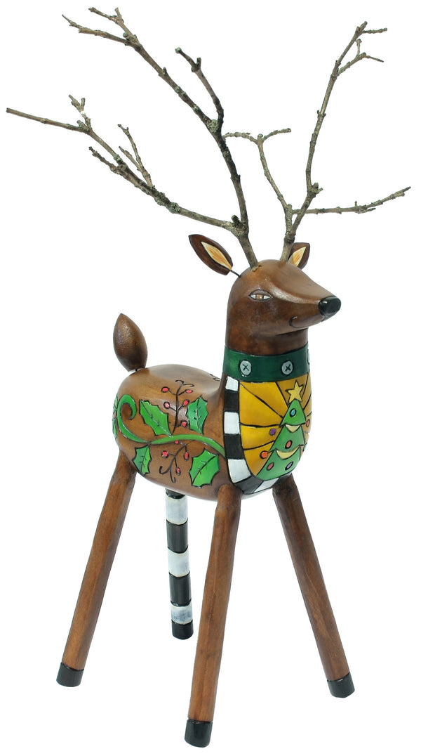 Reindeer Sculpture | Mistletoe