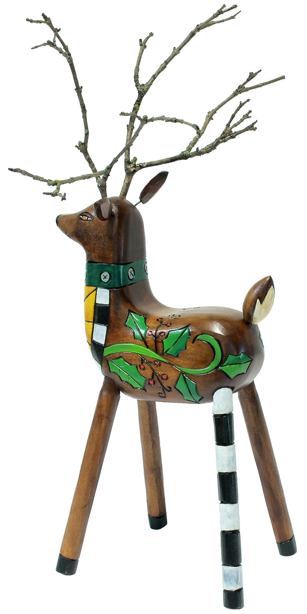 Reindeer Sculpture | Mistletoe