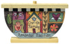 "Chag Sameach" Wooden Menorah