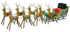 Santa's Reindeer and Sleigh Set