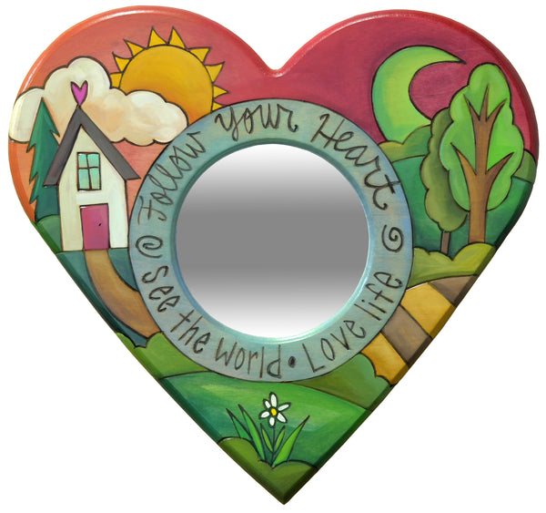 Heart Shaped Mirror
