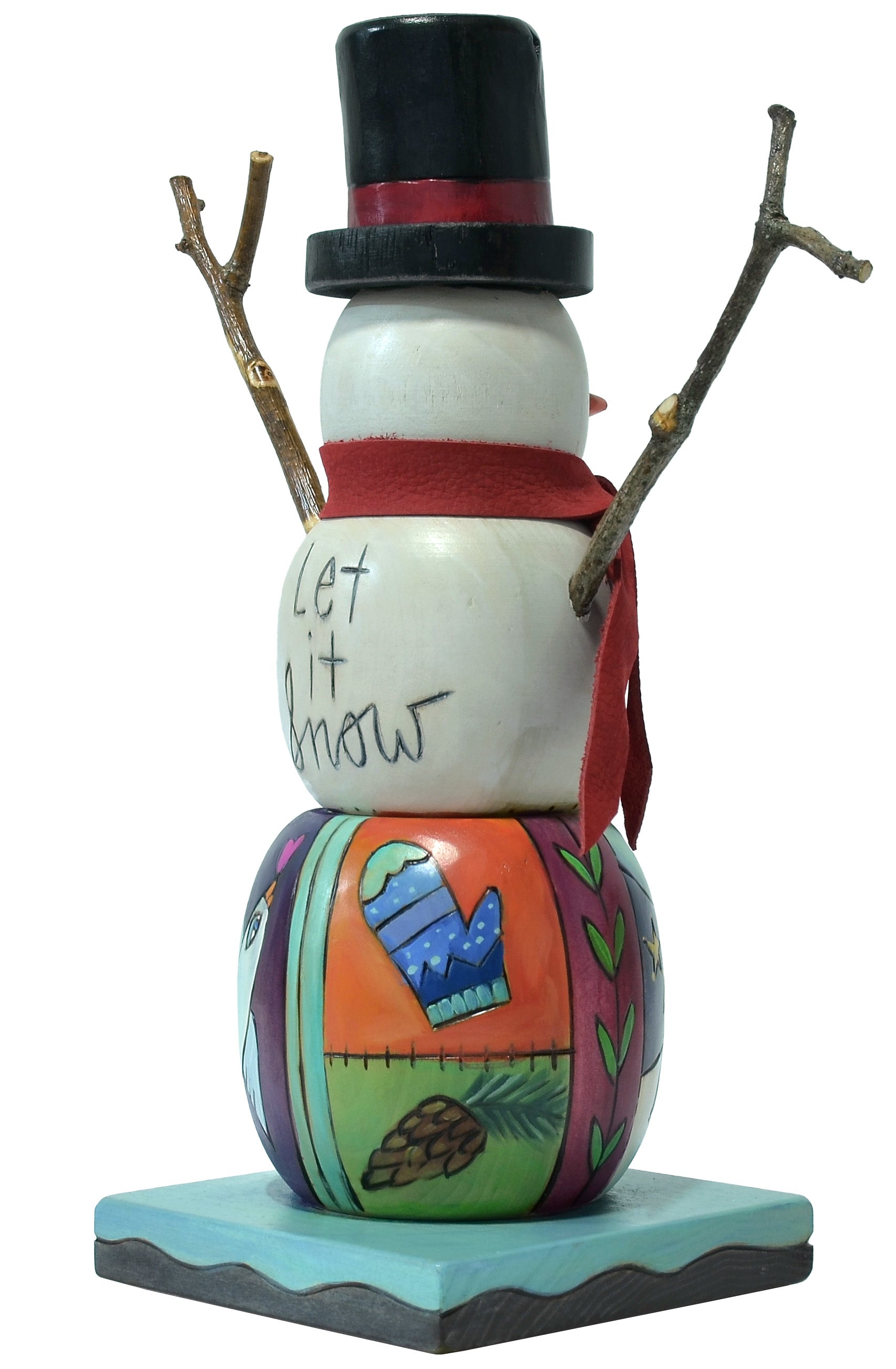 Extra Small Snowman Sculpture