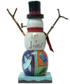 Extra Small Snowman Sculpture
