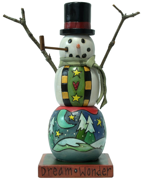 Extra Small Snowman Sculpture