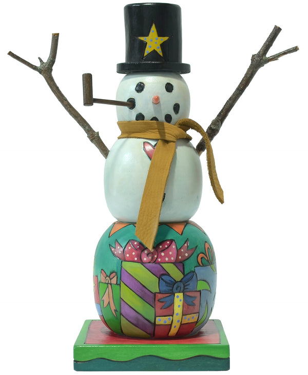 Extra Small Snowman Sculpture